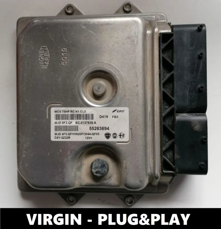 55263694 MJD 8F3.QF centralina do motor Fiat Fiorino 1.3 Multijet