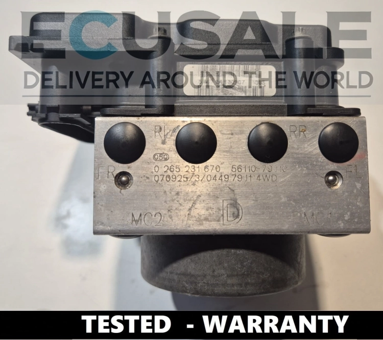 Komplette ABS-Pumpe für Suzuki SX4 – 5611079J10 mit Bosch-Steuergerät 0265800494, getestet