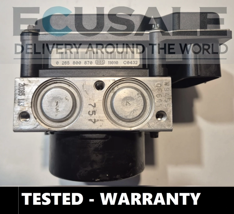 Étiquette originale Bosch sur le bloc hydraulique ABS – 0265237025 Škoda.webp