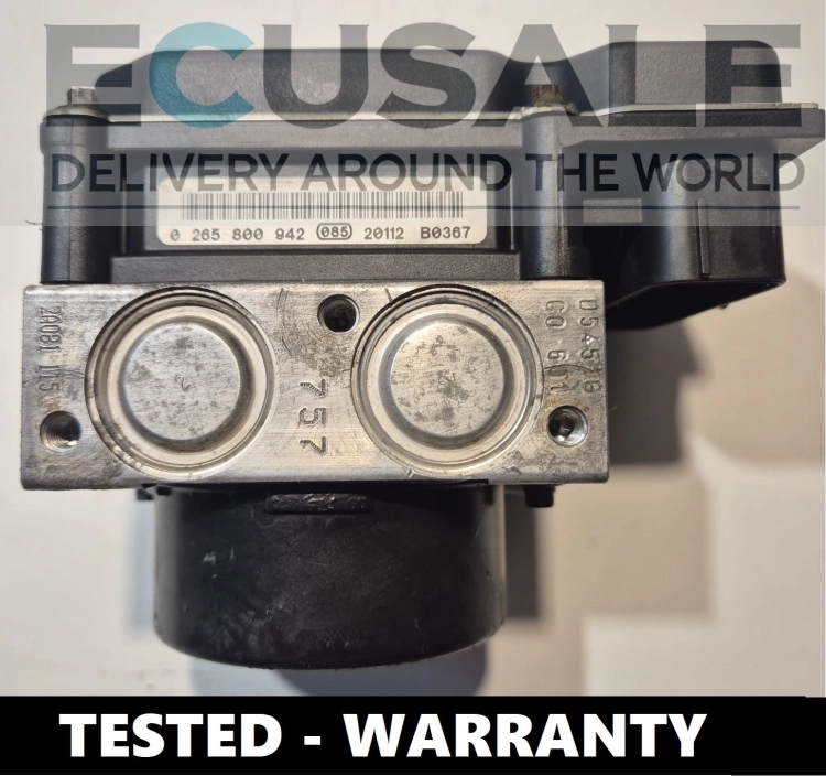 Bosch label on ABS pump 0265231040 – VW Polo / SEAT Ibiza OEM 6R0614117T.webp