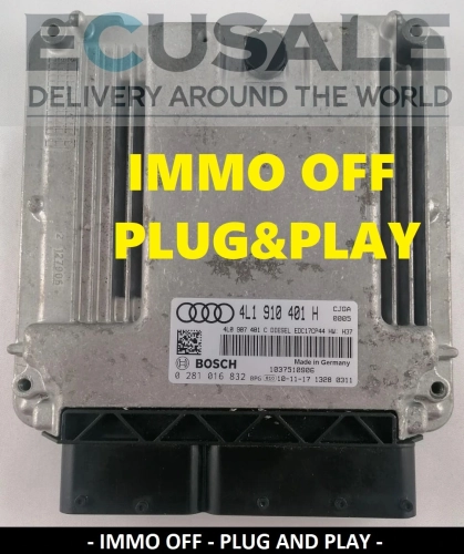 AUDI q7 0281016832 4L1910401H CENTRALINA  del motore