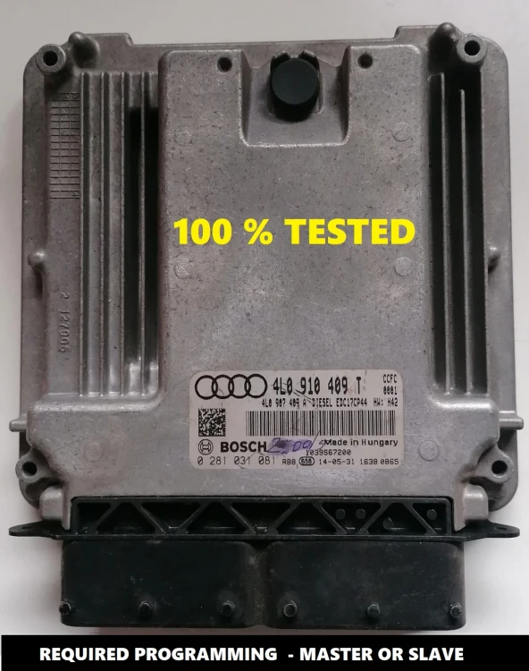 4L0910409T 0281031081 master / slave ECU Audi Q7 4.2 TDI V8