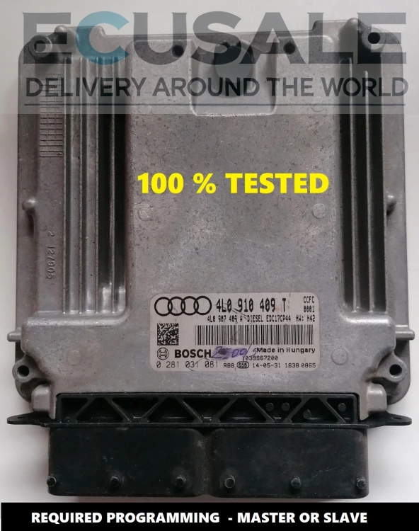 ECU Audi Q7 0281031081 4L0910409T