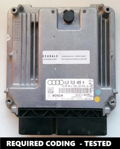 0281017983 4L0910409H Bosch EDC17CP44 engine ECU Audi Q7 4.2 TDI