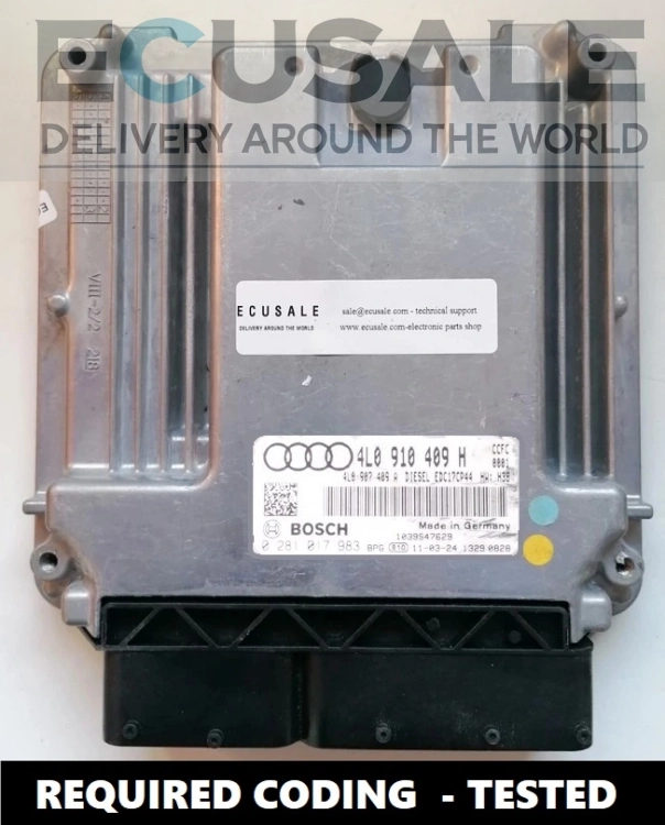 ecu Audi Q7 4.2 TDI 4L0910409H Bosch 0281017983 CENTRALITA