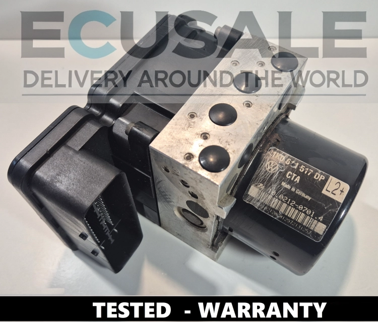 ABS pump 1K0614517DP with controller 1K0907379BL VW Audi Seat Skoda – front view