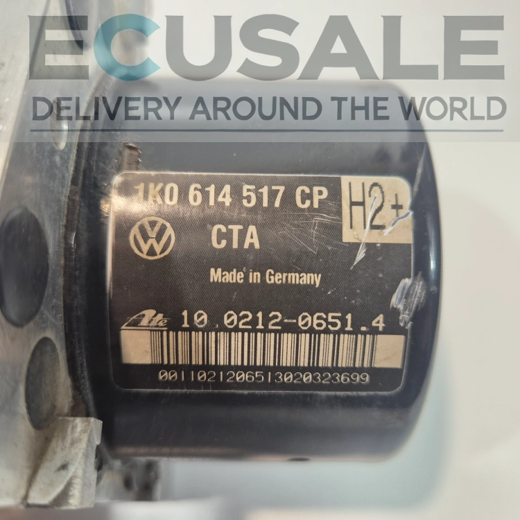 Bomba ABS 1K0614517CP 1K0907379BE – módulo com centralina 10021206514, original VW Audi Seat Skoda