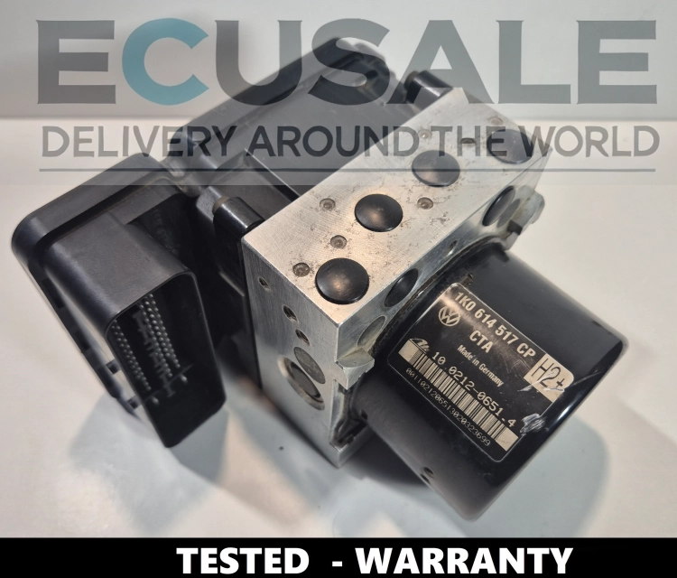 Complete ABS brake pump 1K0907379BE / 10021206514 – used and tested part for VW and Audi vehicles