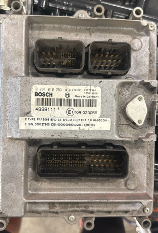 0281010253 4898111 KOMPUTER STEROWNIK SILNIKA ECU IVECO EUROCARGO TECTOR – dodatkowe zdjęcie