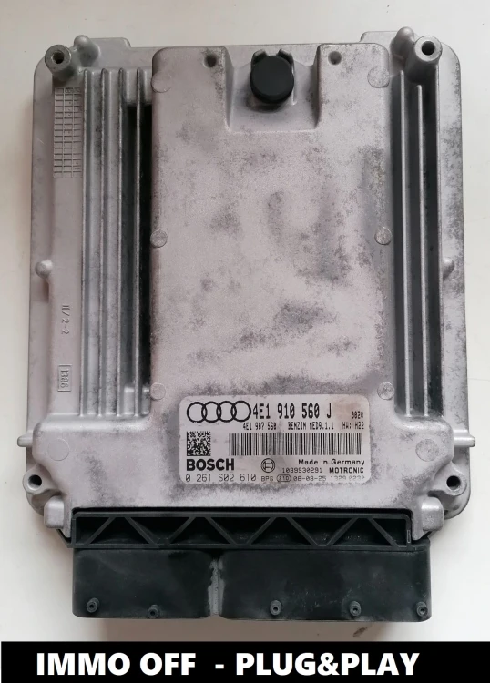 4E1910560J 0261S02610 centralita de motor Bosch MED9.1.1 Audi A8 4.2 FSI