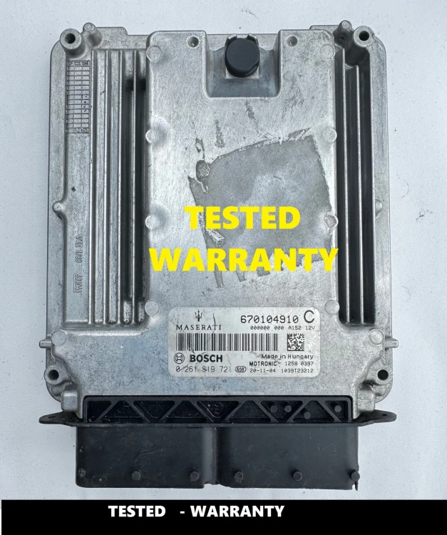 Centralita de motor Bosch Maserati 0261S19721  ECU