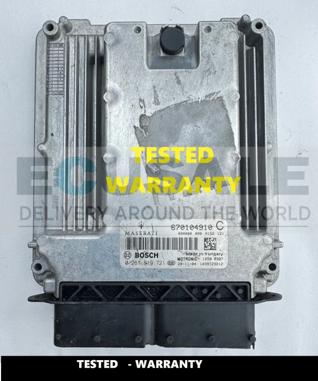 centralina do motor Bosch Maserati 0261S19721  ECU