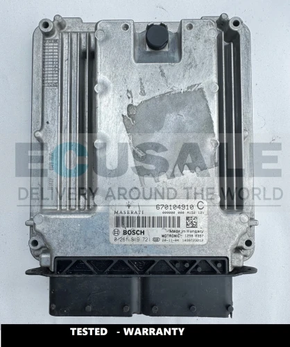0261S19721 670104910C centralina do motor Bosch Maserati Levante 3.0 V6 ECU