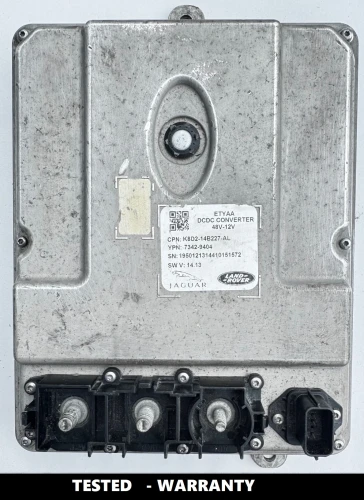 K8D2-14B227-AL convertidor DC/DC 48V–12V Land Rover MHEV