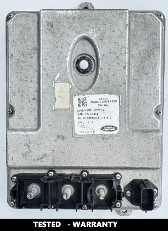 K8D2-14B227-AL convertitore DC/DC 48V–12V Land Rover MHEV