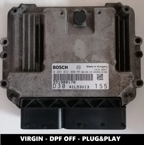 551980170 0281012490 Bosch engine control unit Fiat Ducato 3.0
