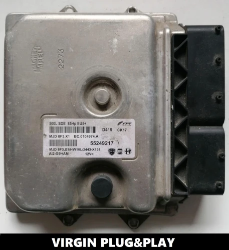 55249217 MJD 8F3.X1 centralina do motor Fiat Punto 1.3 Multijet
