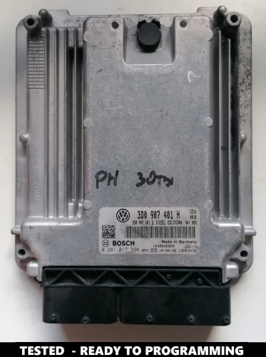 0281017398 3D0907401H centralina do motor Bosch EDC17CP04 VW Phaeton 3.0 TDI