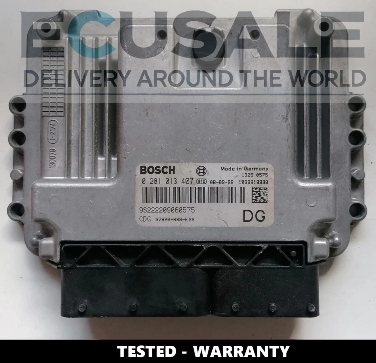 Sterownik silnika Honda Civic 2.2 diesel 0281013407 – przetestowany moduł Bosch z numerem 37820-R06-E15.