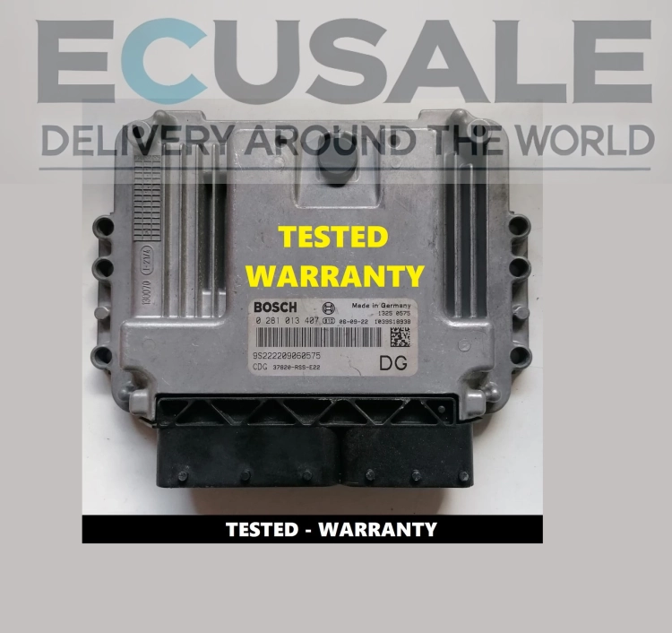 Foto da ECU Honda Civic 2.2 i-CTDi – centralina original Bosch EDC16C31 com número de série 9S222209060575.