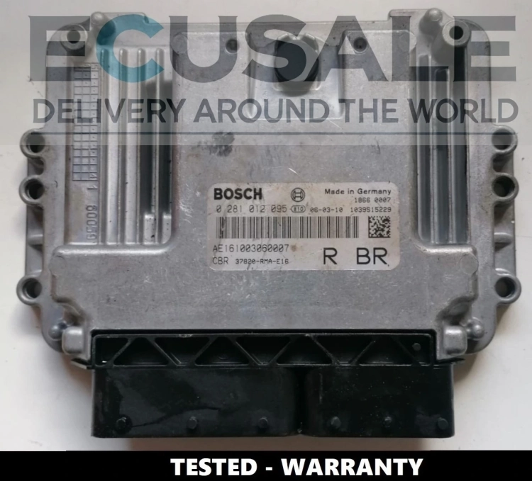 Centralina Honda CR-V 2.2 Diesel – Bosch 0281012095, codice Honda 37820-RMA-E16, perfettamente funzionante.