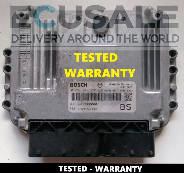 Photo of original Honda FR-V 2.2 i-CTDi ECU – Bosch EDC16C31 37820RJLE13, verified and ready for installation.