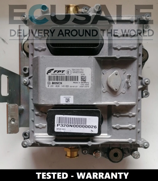 Engine ECU Iveco Stralis Cursor – Bosch 0281020146, OEM 504388754, tested and ready to install