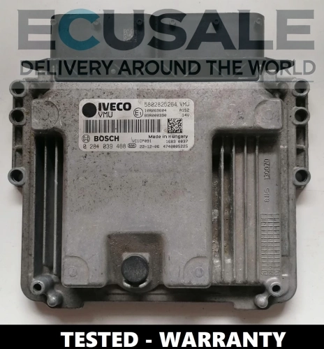 Sterownik silnika Iveco MD1CE101 – Bosch 0281039468, oryginalny ECU 5802825264, po testach diagnostycznych.
