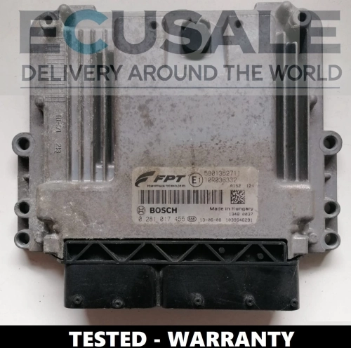 Foto della centralina Bosch EDC17C49 per Iveco Daily 2.3 – unità originale 580135271J, testata e funzionante.
