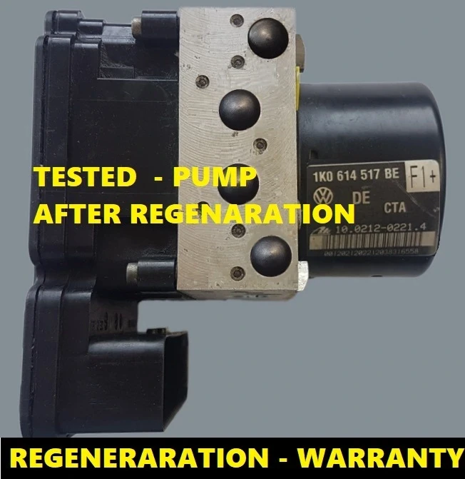 1K0614517BE 1K0907379AE pompa ABS con centralina VW Audi Seat Škoda – rigenerata