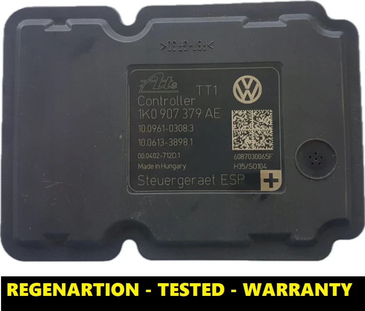 1K0614517BE 1K0907379AE pompa ABS con centralina VW Audi Seat Škoda – rigenerata