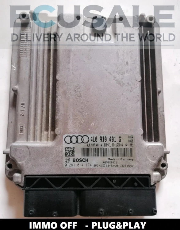 Sterownik silnika Audi Q7 0281014174 4L0910401G 4L0907401A