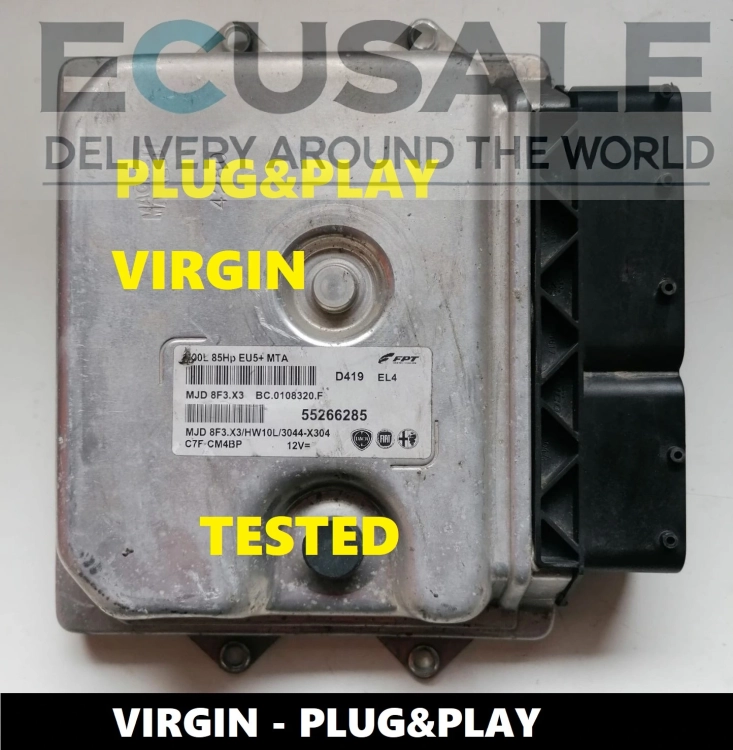 Engine ECU Fiat 500 1.3 Multijet 55266285 MJD8F3.X3