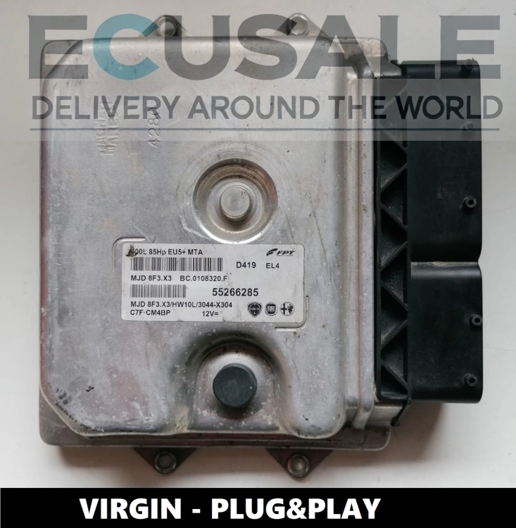 Engine ECU Fiat 500 1.3 Multijet 55266285 MJD8F3.X3