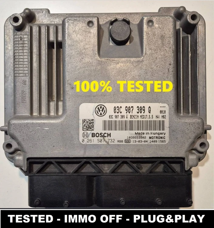 ECU 0261S07732 03C907309Q Tiguan 1.4 IMMO OFF CENTRALITA