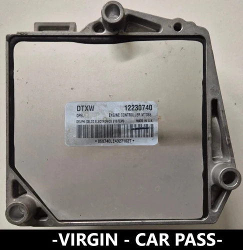 12230740 DTXW centralina motore Delphi MT35E Opel Astra H / Zafira B 1.6 Virgin