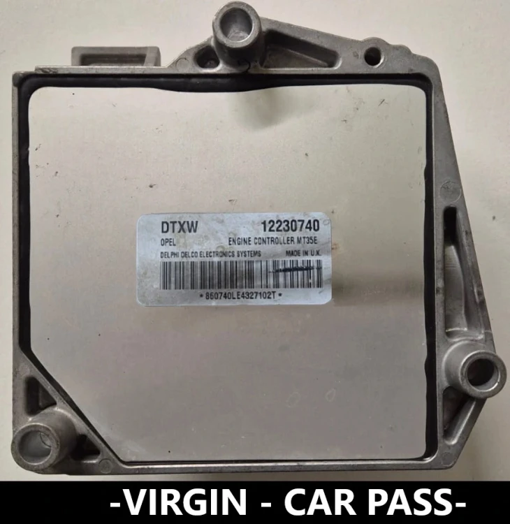 12230740 DTXW engine control unit Delphi MT35E Opel Astra H / Zafira B 1.6 Virgin