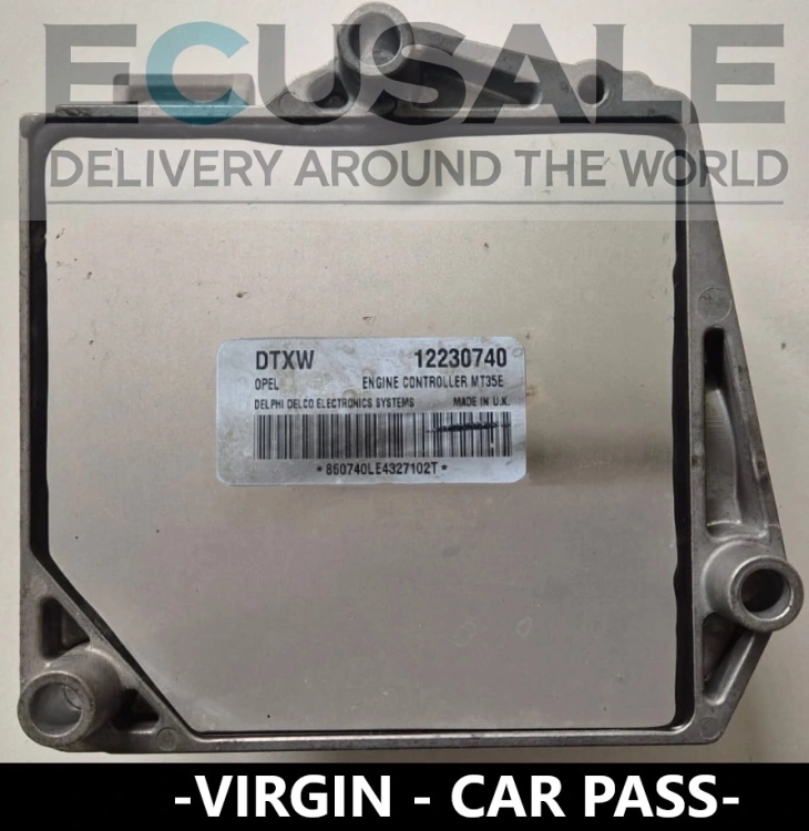 ecu DTXW 12230740  VIRGIN opel astra zafira 1.6 16 V CENTRALINA