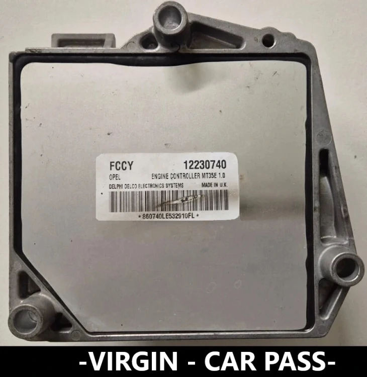 12230740 FCCY engine control unit Delphi MT35E Opel Astra H / Zafira B 1.6 Virgin