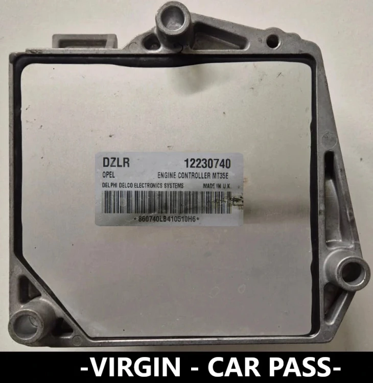 12230740 DZLR engine control unit Delphi MT35E Opel Astra H / Zafira B 1.6 Virgin
