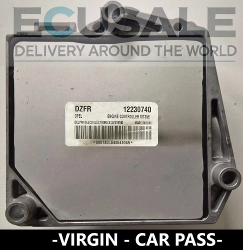 ecu VIRGIN OPEL 12230740 DZFR 1.6 16V CENTRALINA