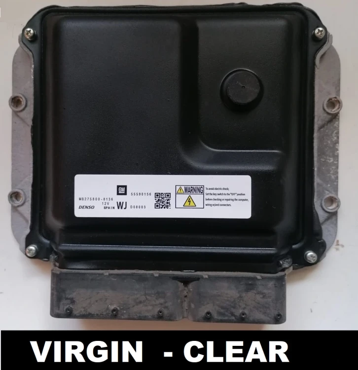 55590156 WJ engine control unit Denso Opel Astra / Zafira 1.7 CDTI Virgin