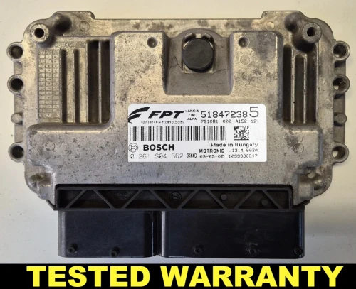 51847238 0261S04662 Bosch engine control unit Fiat Grande Punto 1.4