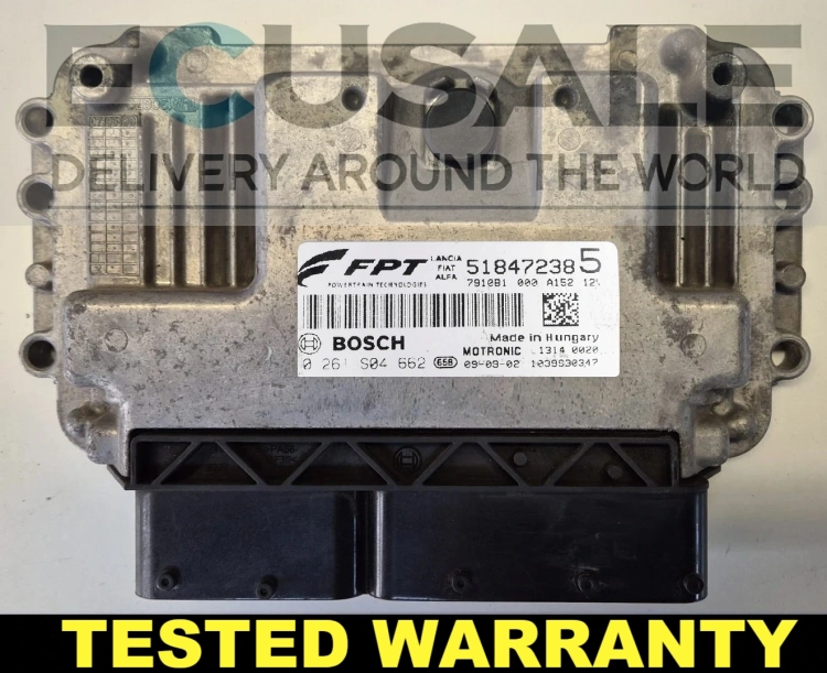 ecu 51847238 0261S04662 FIAT grande punto steuergerät