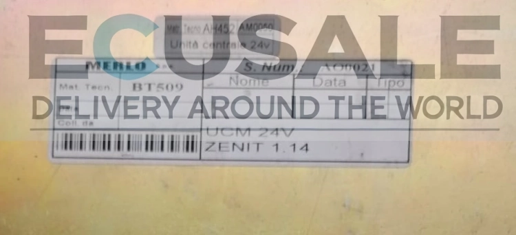 Naklejka modułu Merlo UCM  BT509