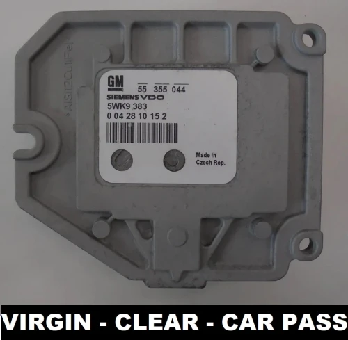 55355044 5WK9383 centralina motore Siemens Opel Zafira A 1.8 16V Virgin