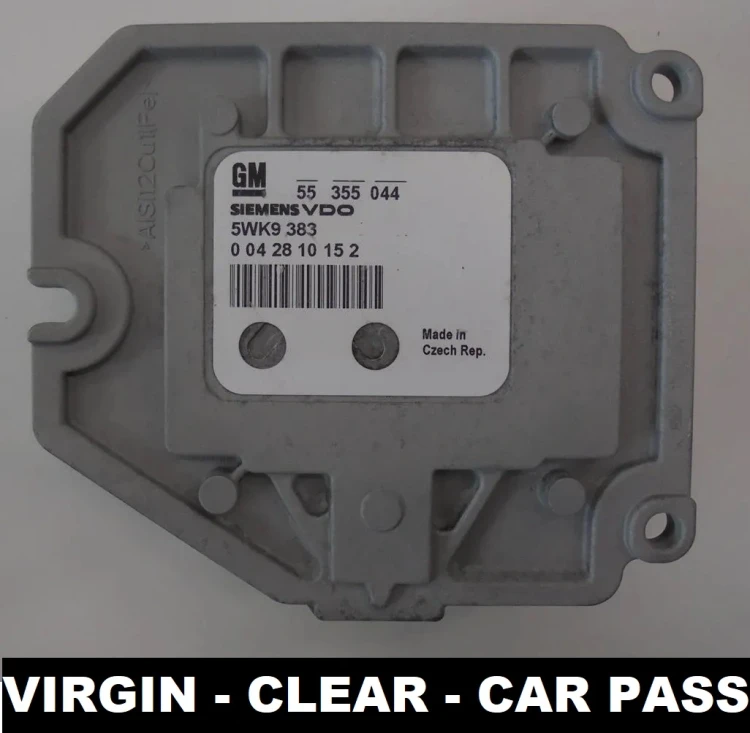 55355044 5WK9383 centralina motore Siemens Opel Zafira A 1.8 16V Virgin