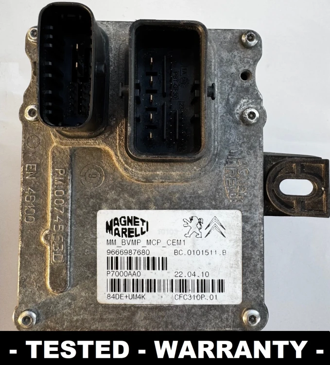 9666987680 BC0101511B centralina da caixa de velocidades Peugeot 3008 / 5008