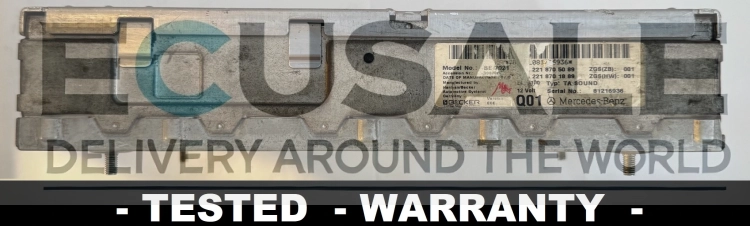 Amplificador de áudio Harman Kardon Logic7 Mercedes W221 A2218705089 visão geral