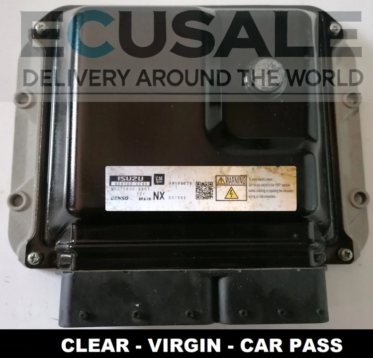 Centralita de motor Opel 1.7 CDTI 98133029 898133-0290 MB275800-9801 – renovada Virgin + CarPass